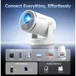  Magcubic HY320Pro Mini Portable Projector,Native 1080P Full HD,400 ANSI Lumens,Android14,Auto Focus & Auto Vertical Keystone,WiFi6 BT5.4,Home Theater Portable Projector