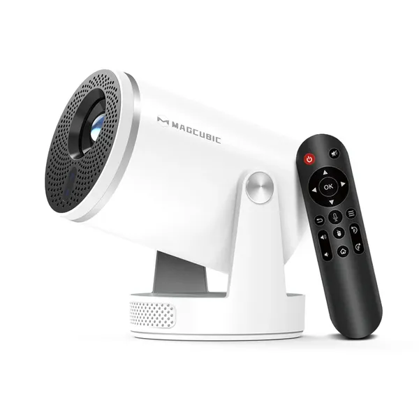  Magcubic HY320Pro Mini Portable Projector,Native 1080P Full HD,400 ANSI Lumens,Android14,Auto Focus & Auto Vertical Keystone,WiFi6 BT5.4,Home Theater Portable Projector