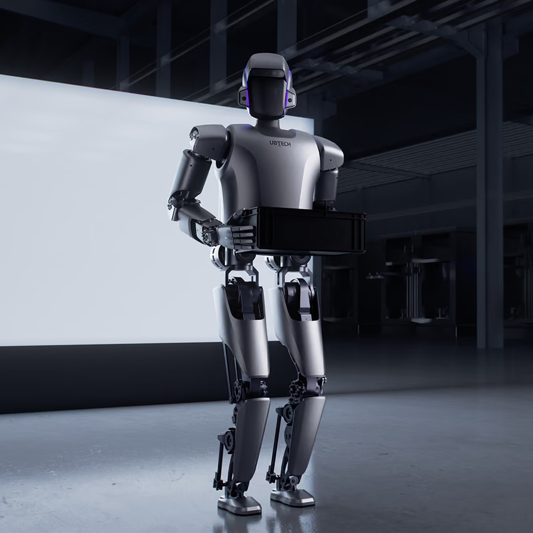 UBTECH Walker S1 Industrial Humanoid Robot,172cm Height,15kg Payload,360° Multimodal Perception,ROSA 2.0,Industrial Humanoid Robot for Factory Automation