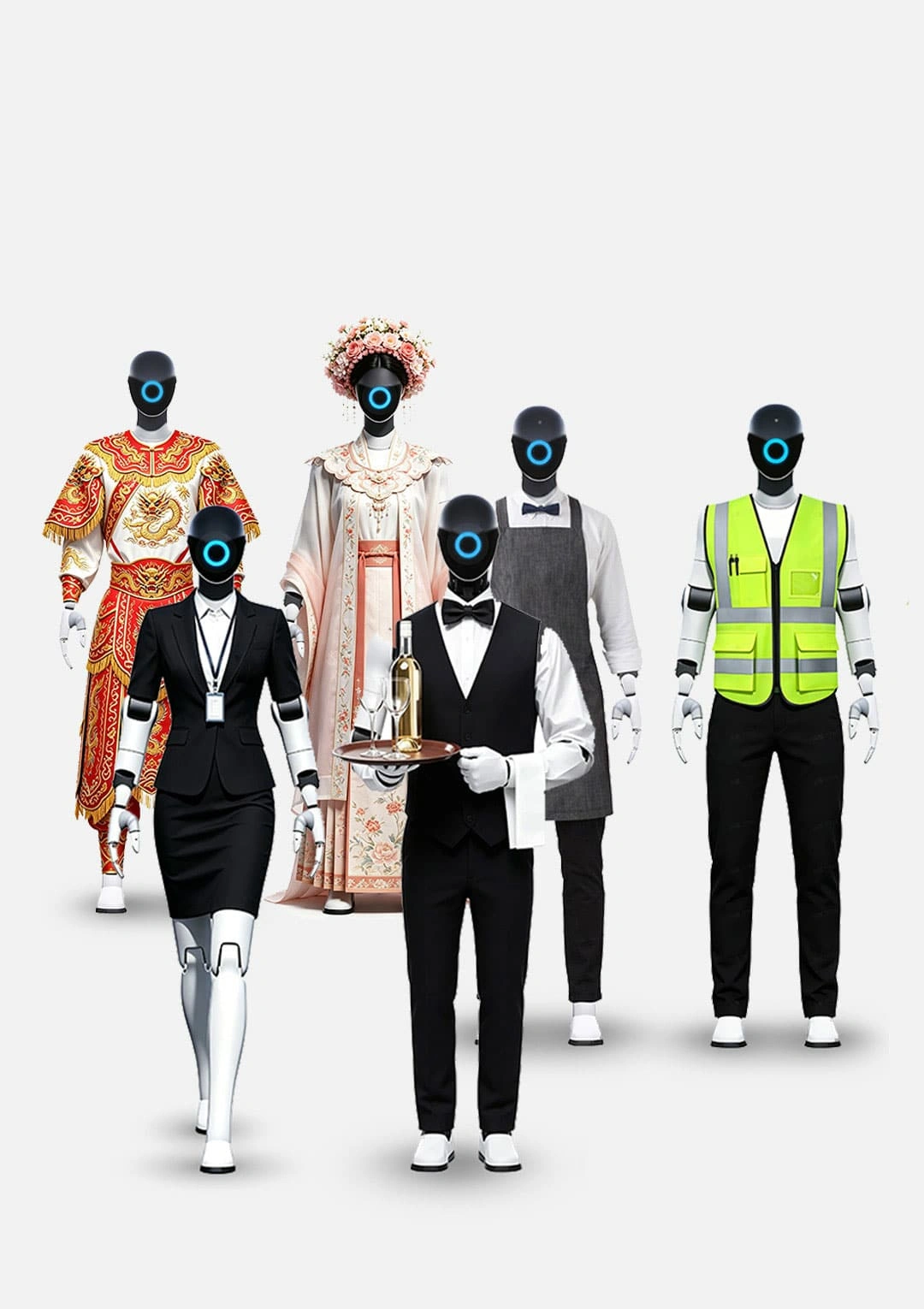 UBTECH Walker C1 Full‑Size Humanoid Service Robot, 53‑DOF, NVIDIA Jetson Thor, Built‑in World Model, Multimodal LLM, 3D Autonomous Navigation, Dynamic Agility