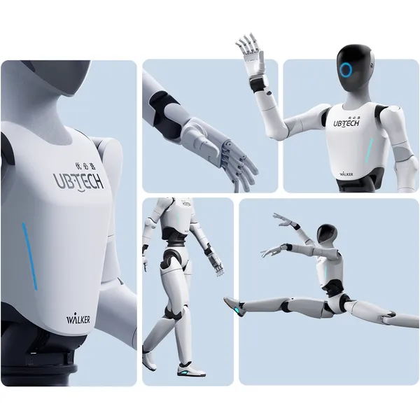 UBTECH Walker C1 Full‑Size Humanoid Service Robot, 53‑DOF, NVIDIA Jetson Thor, Built‑in World Model, Multimodal LLM, 3D Autonomous Navigation, Dynamic Agility