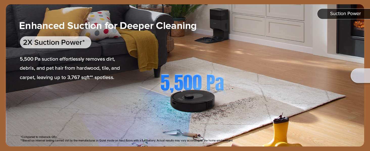 roborock robot vacuum cleaner q5max+