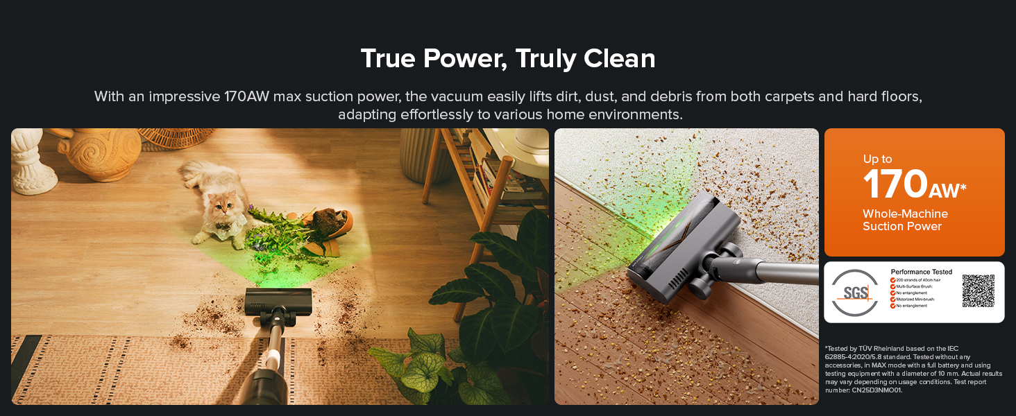 Powerful Suction
