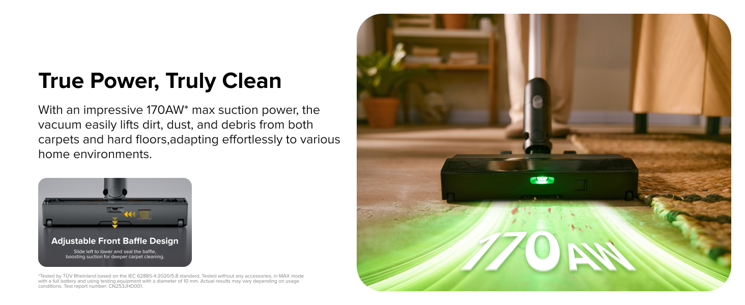 Powerful Suction