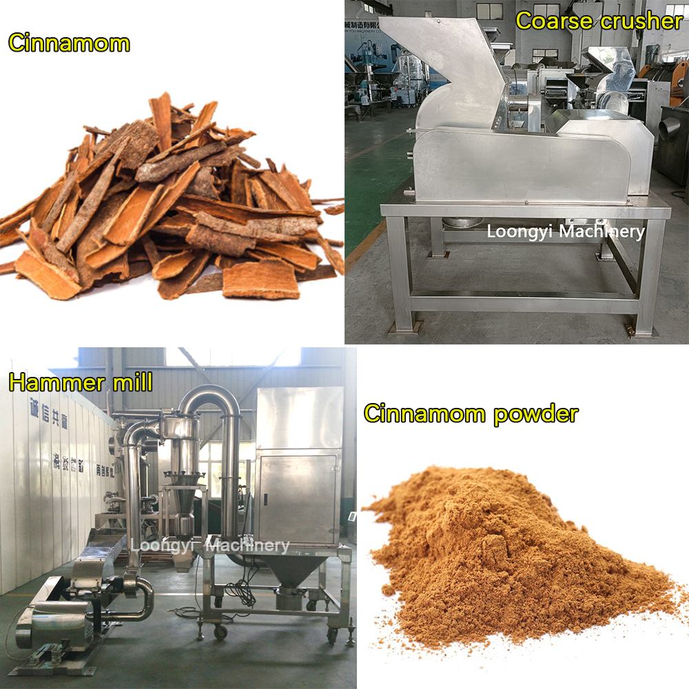 Cinnamon grinding tests for our American Clients