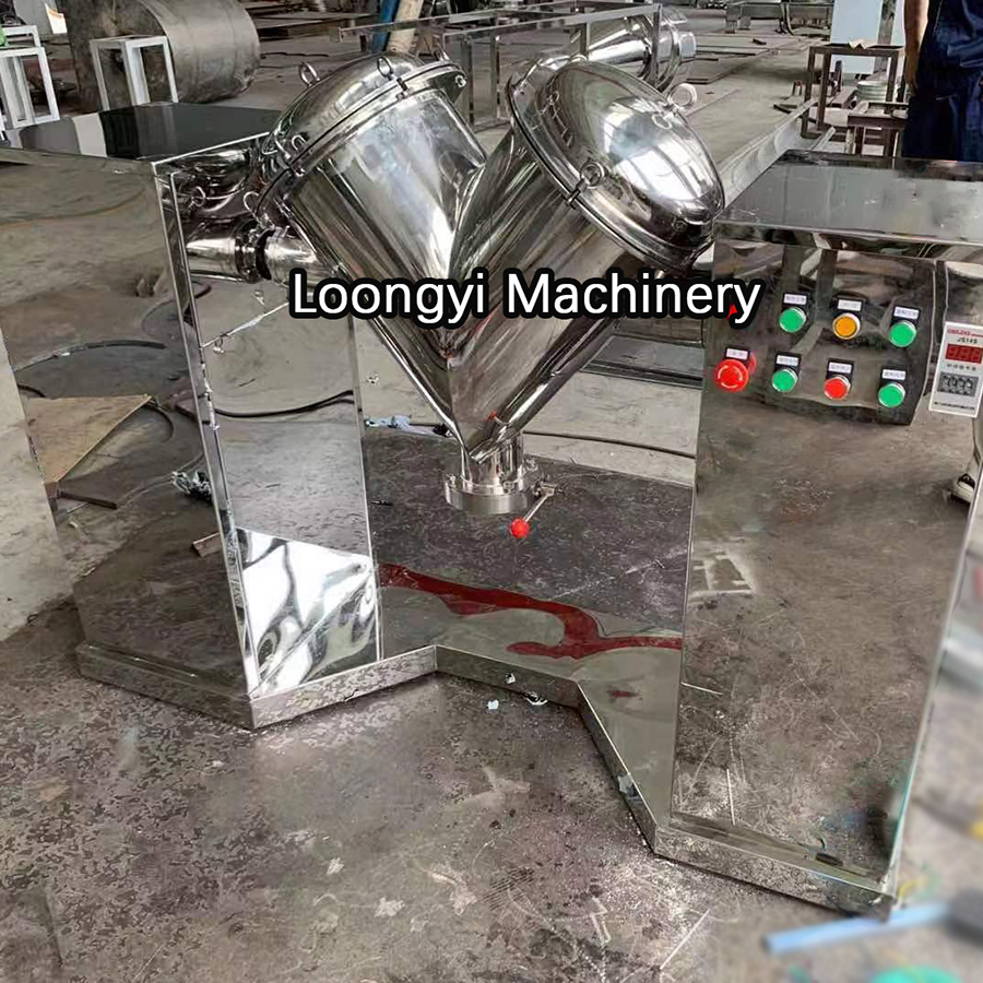 Our LYV-50 V shape mixer was sent to USA.