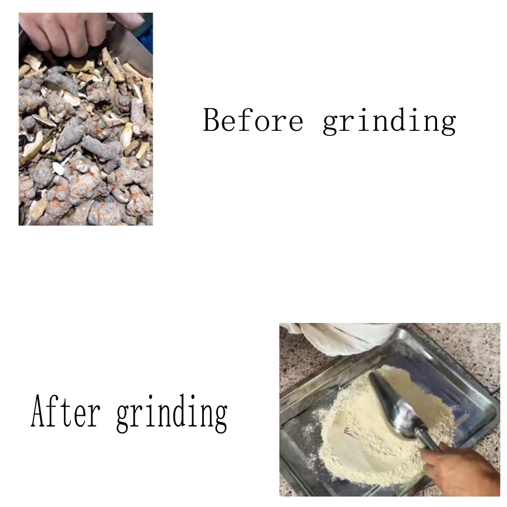 How to make herbs powder by small mill?