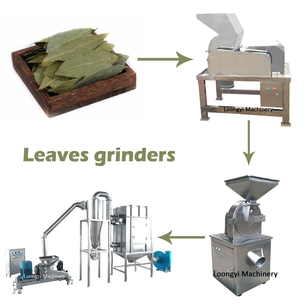 How to grind leaves by kinds of grinder