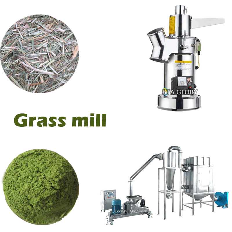 How to make grass powder?