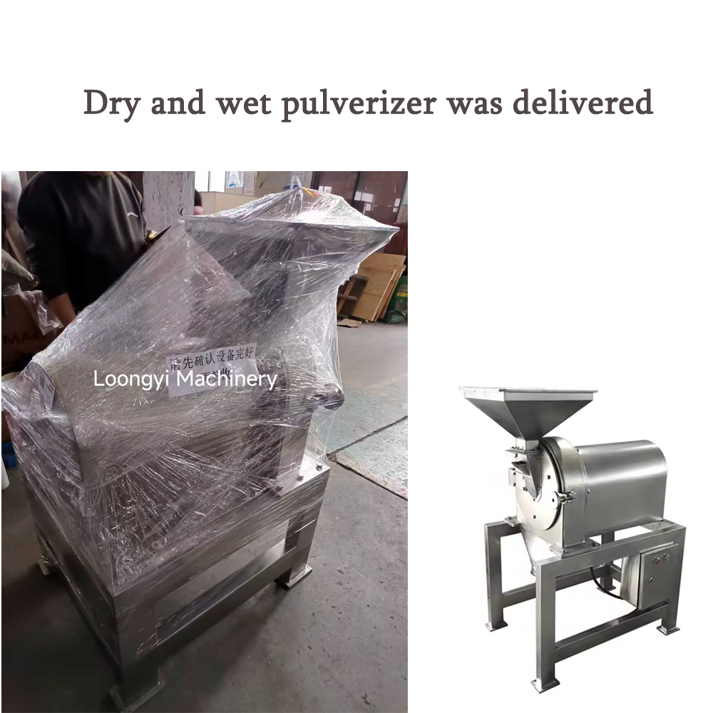A multifunctional dry-wet pulverizer was sent to Korea