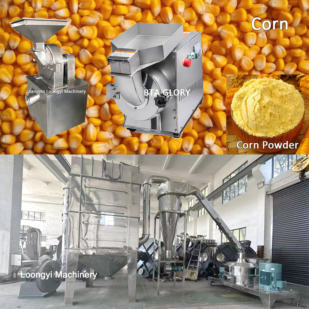 How to make corn powder?