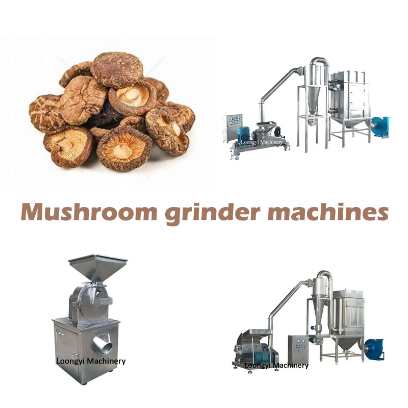 How to grind mushroom by kinds of grinder