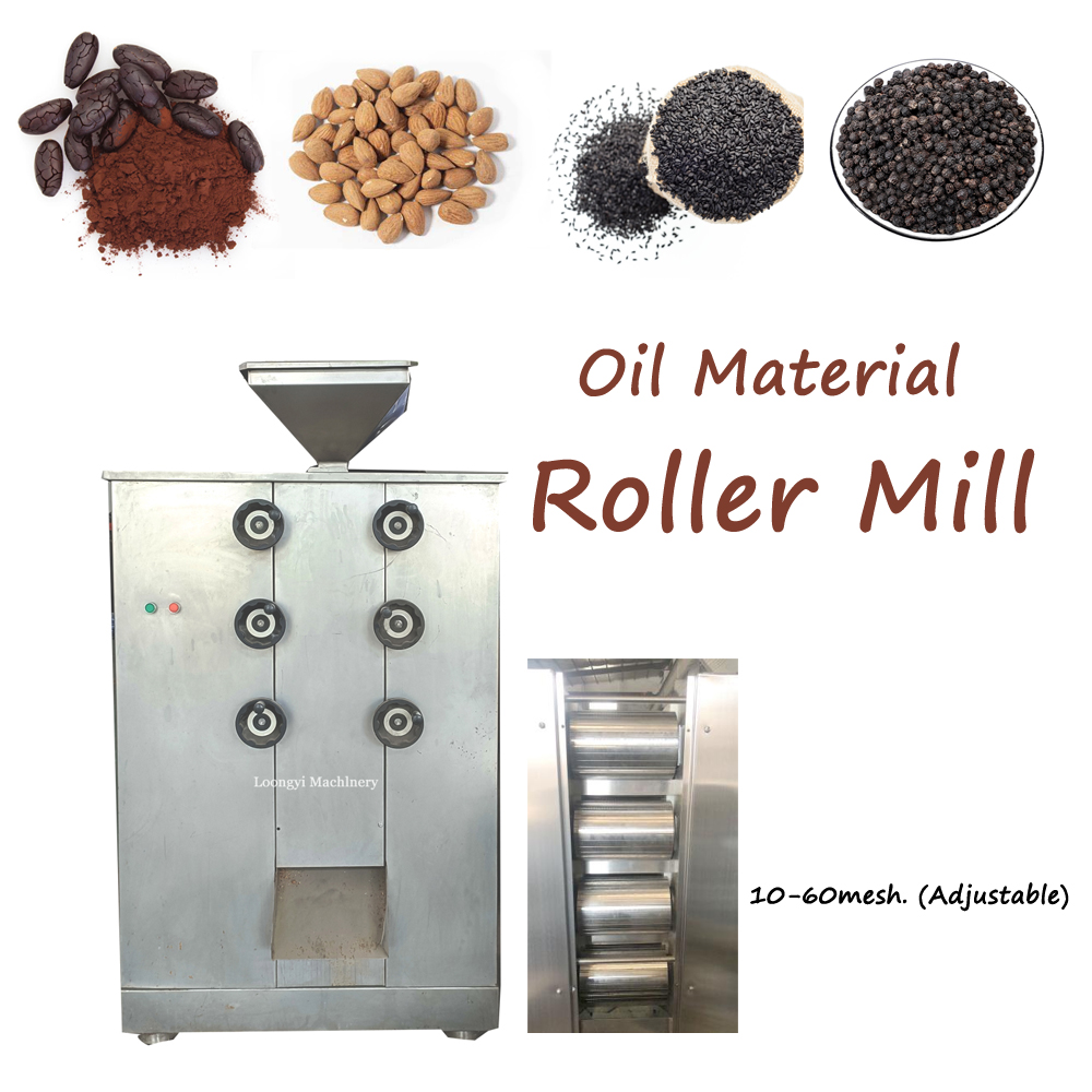 About our oil material roller mill