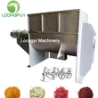 Industrial horizontal ribbon blender mixer fertilizer mixing equipment