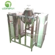 stainless steel tumbler vacuum rotary drum double cone mixer machine