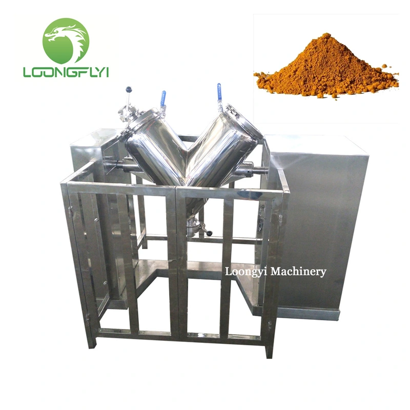 Protein vitamin sugar cocoa powder flour V mixer blender machine