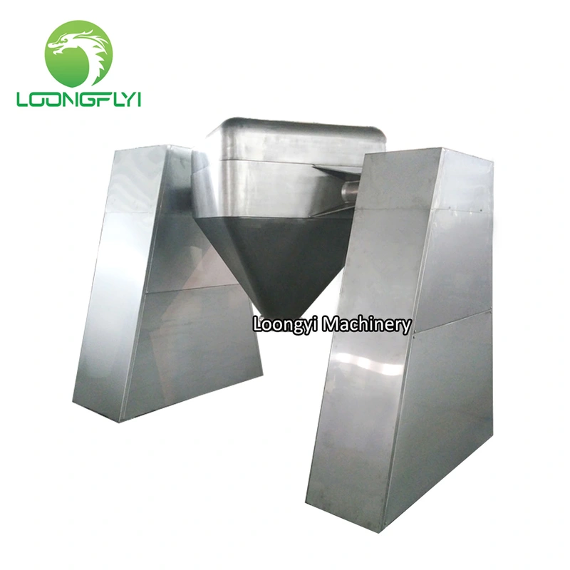 Stainless steel cereal tea salt coffee rotating drum mixer machine