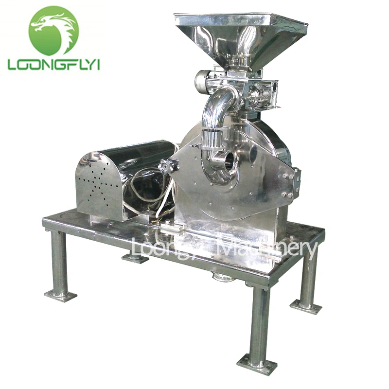 Stainless steel cocoa sugar spice grinder pin mill grinding machine