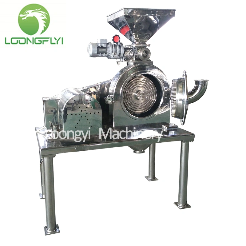 Stainless steel cocoa sugar spice grinder pin mill grinding machine