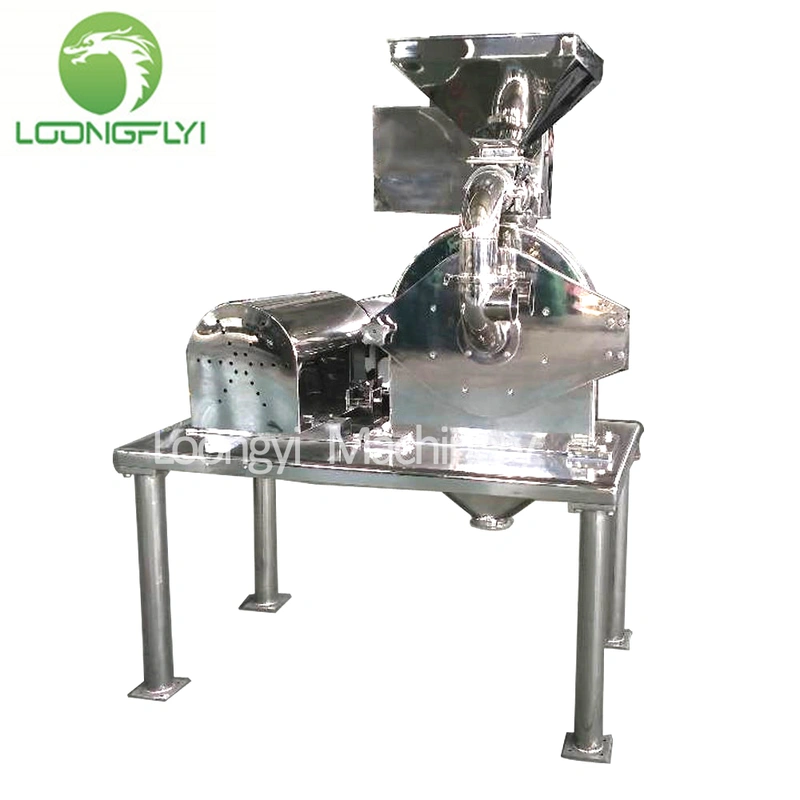 Stainless steel cocoa sugar spice grinder pin mill grinding machine