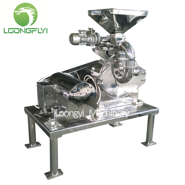 Stainless steel cocoa sugar spice grinder pin mill grinding machine