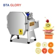 Square and round vegetable and fruit chips slicer machine