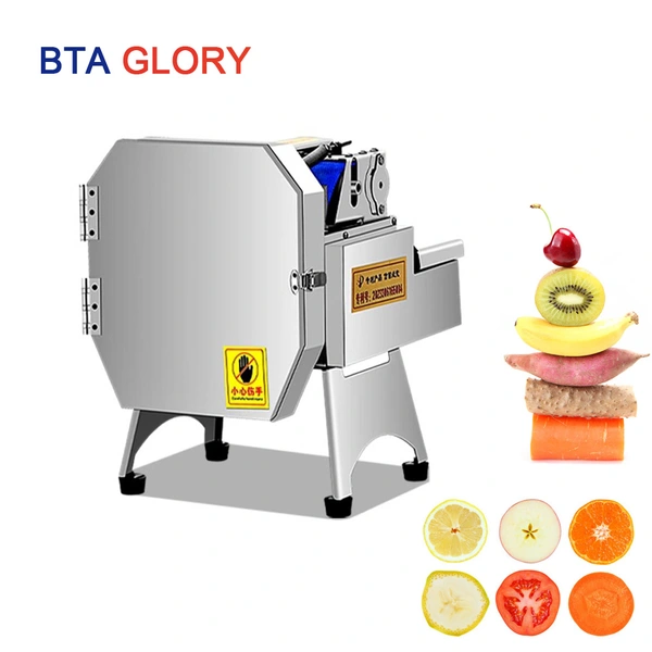 Square and round vegetable and fruit chips slicer machine