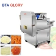 Square and round vegetable and fruit chips slicer machine