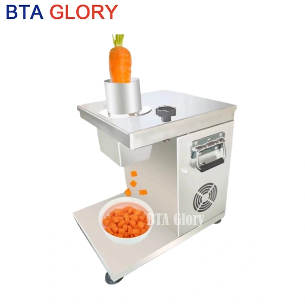 Electric automatic commercial carrot chopper dicer machine