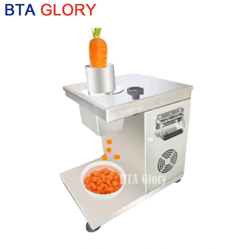 Electric automatic commercial carrot chopper dicer machine