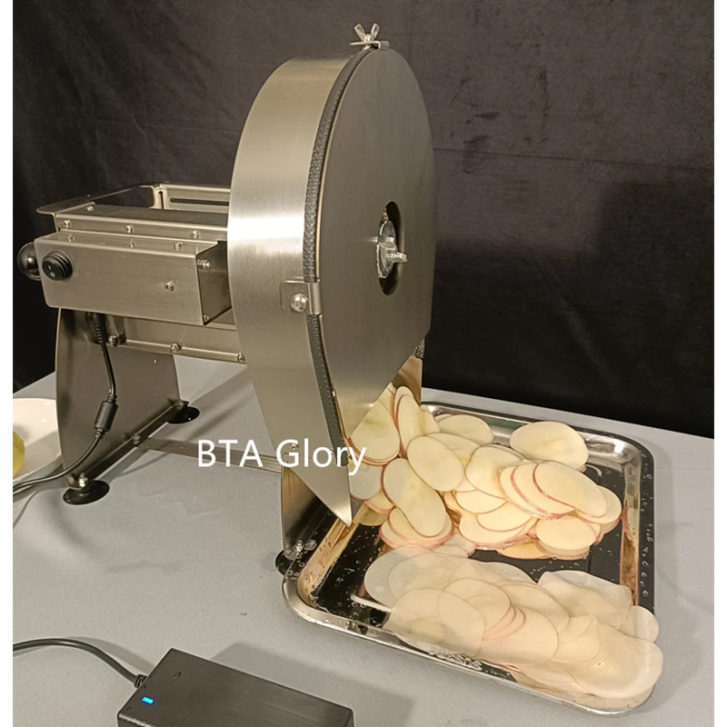 Electric And Manual Slicer Commercial Potato Carrot Slicing Machine
