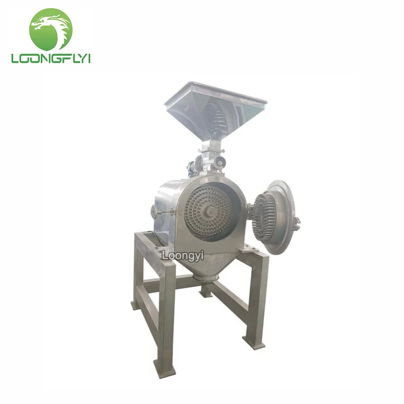 Stainless steel cocoa sugar spice grinder pin mill grinding machine