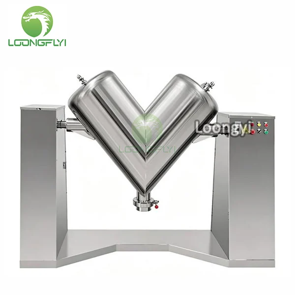 Protein vitamin sugar cocoa powder flour V mixer blender machine