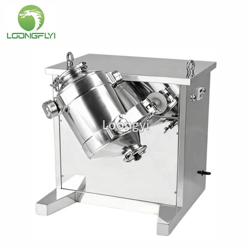 Coffee bean cosmetic gypsum seasoning china powder 3d mixer machine