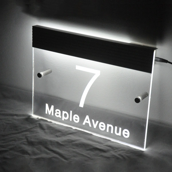 Acrylic LED edge sign, Acrylic Edge Lit Signage,Edge Lit Sign
