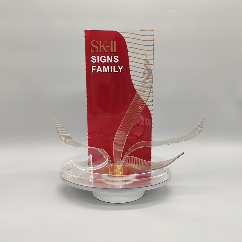 cosmetic display counter,SK-II signs family display stand