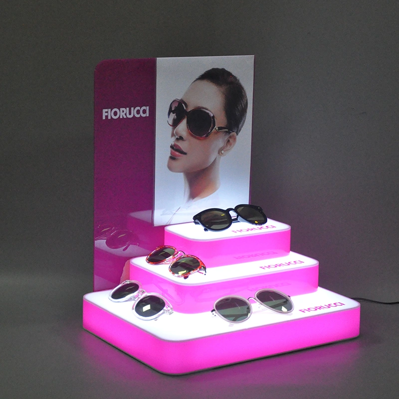 3 Tier Acrylic Sunglasses display stand  