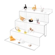 4 Tier Clear Acrylic Riser,Acrylic display riser