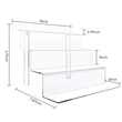 4 Tier Clear Acrylic Riser,Acrylic display riser