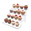 4 Tier Clear Acrylic Riser,Acrylic display riser