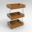 Wooden Display Racks Stands for Food 