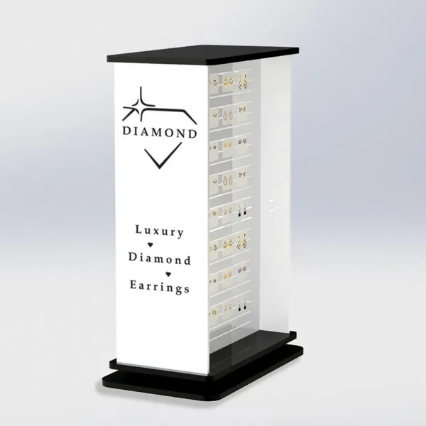Rotating Retail Jewellery Display,acrylic jewelry display