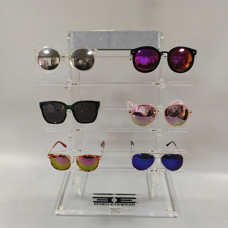 Acrylic sunglasses display stand