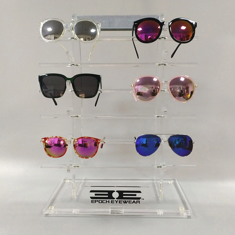 Acrylic sunglasses display stand