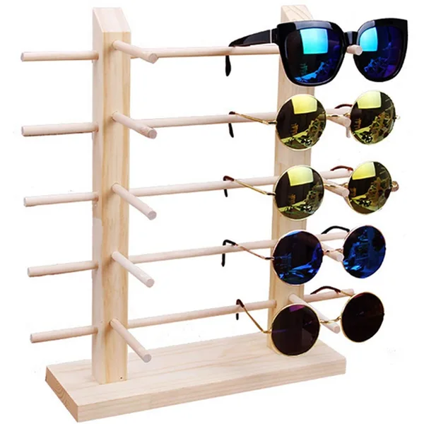 Wood Sunglass Display