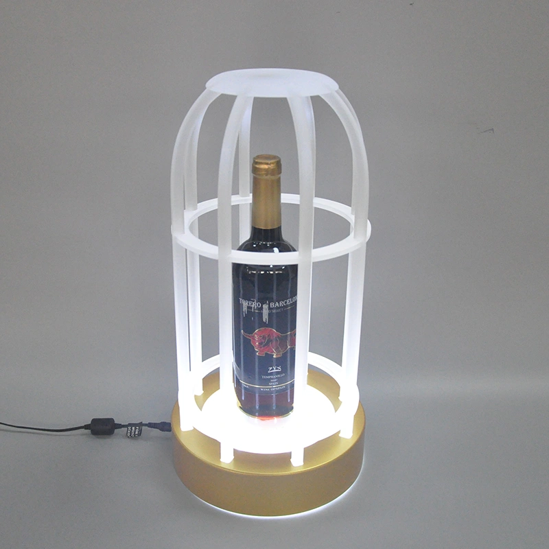 Acrylic bottle glorifier, liquor bottle display stand