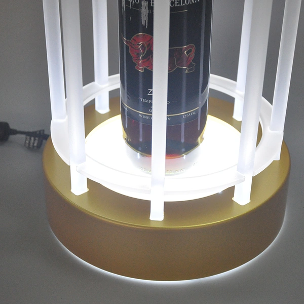 Acrylic bottle glorifier, liquor bottle display stand