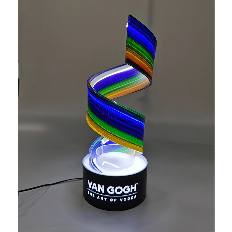 Acrylic&resin LED bottle glorifier