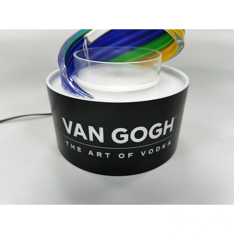 Acrylic&resin LED bottle glorifier