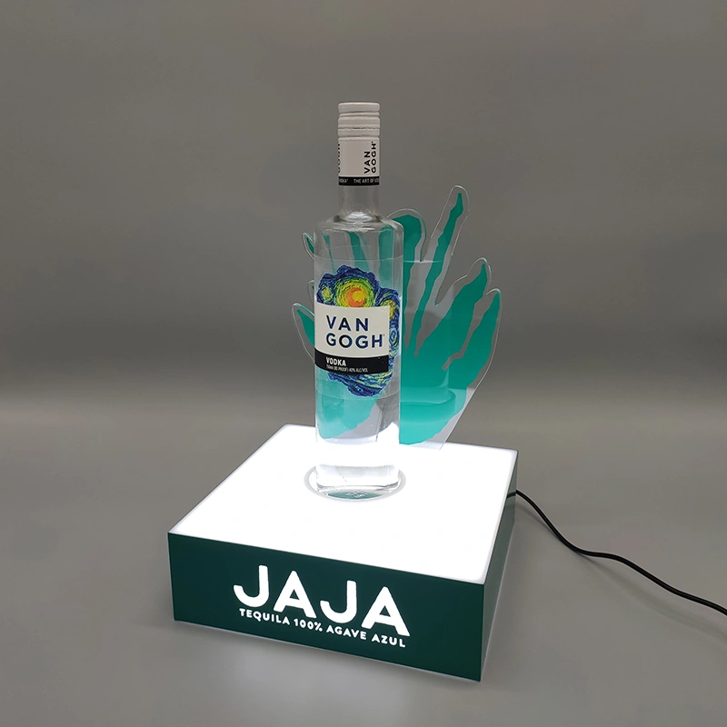 acrylic bottle display stand 